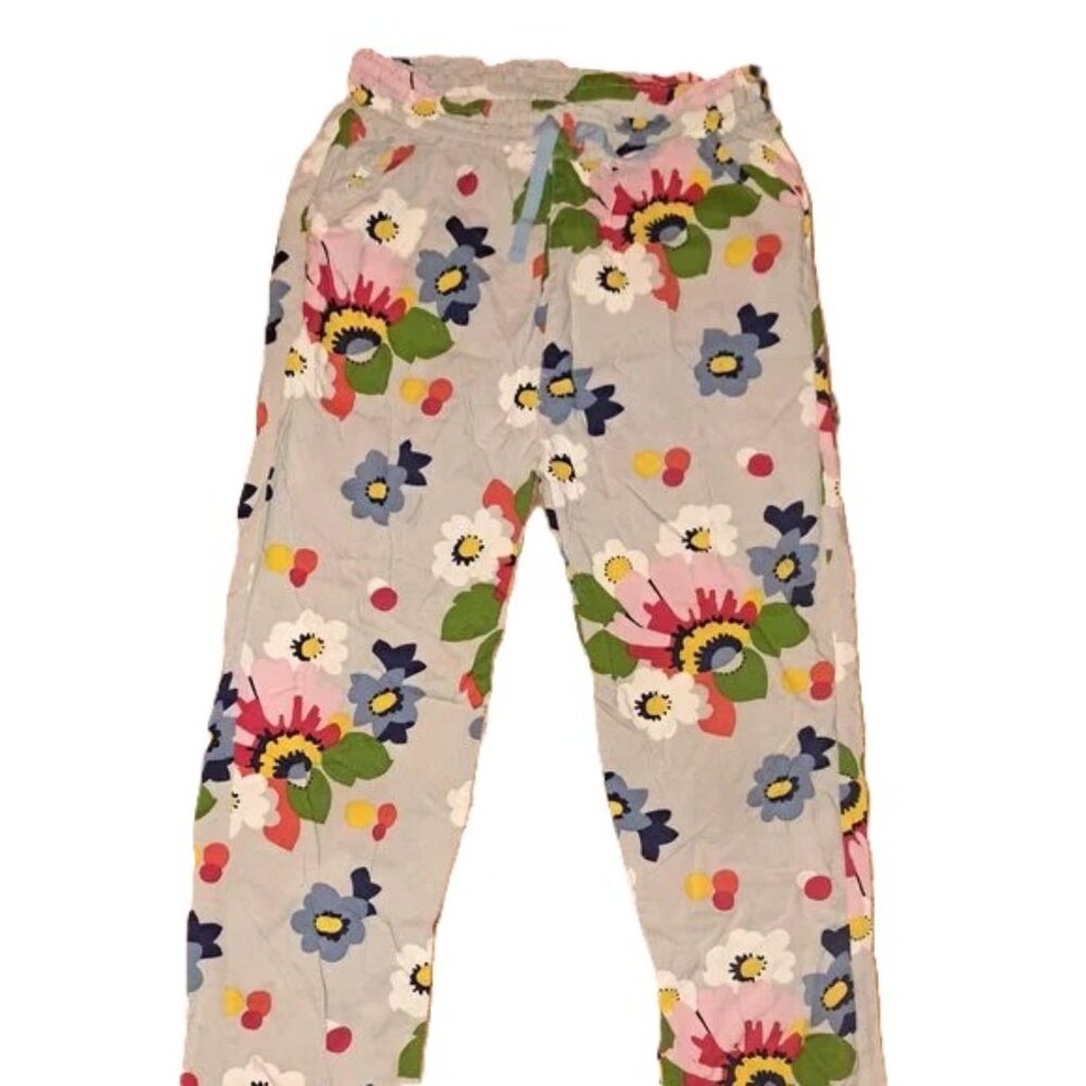 Mini Boden Flower Print Lounge Pants